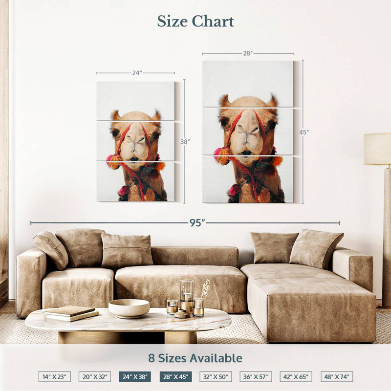 Brampt Cheeky Camel, 38" H x 24" W