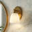 1-Light Modern Ribbed Frosted Glass Wall Sconce-351654074