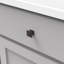 Poignée carrée Studio Collection - Poignée d'armoire bronze huilé 1 po x 1 po - Quincaillerie transitionnelle pour tiroirs et armoires-116447823-9113201