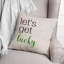Oreiller en polyester filé 18 x 18 Lets Get Lucky 2-1478698357