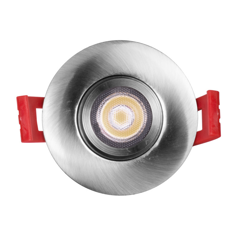 Dimmable Circle Ceiling Light, Nickel, 2700K