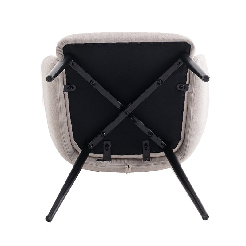 Ensemble de chaises 2 pièces, Crème