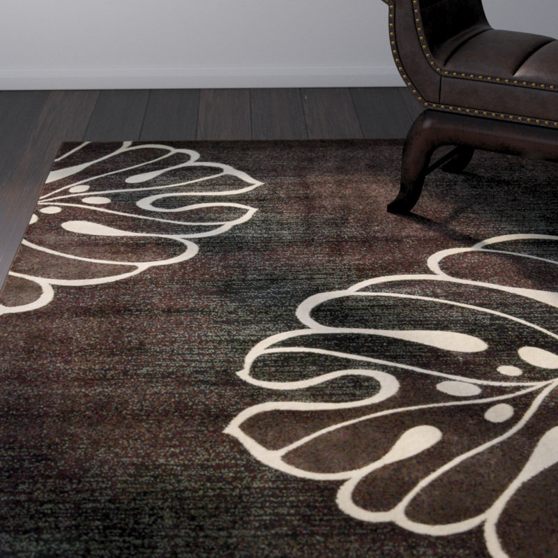 Gurney Slade Performance Wool Floral Indoor Rug, Rectangle 9'6" x 13'
