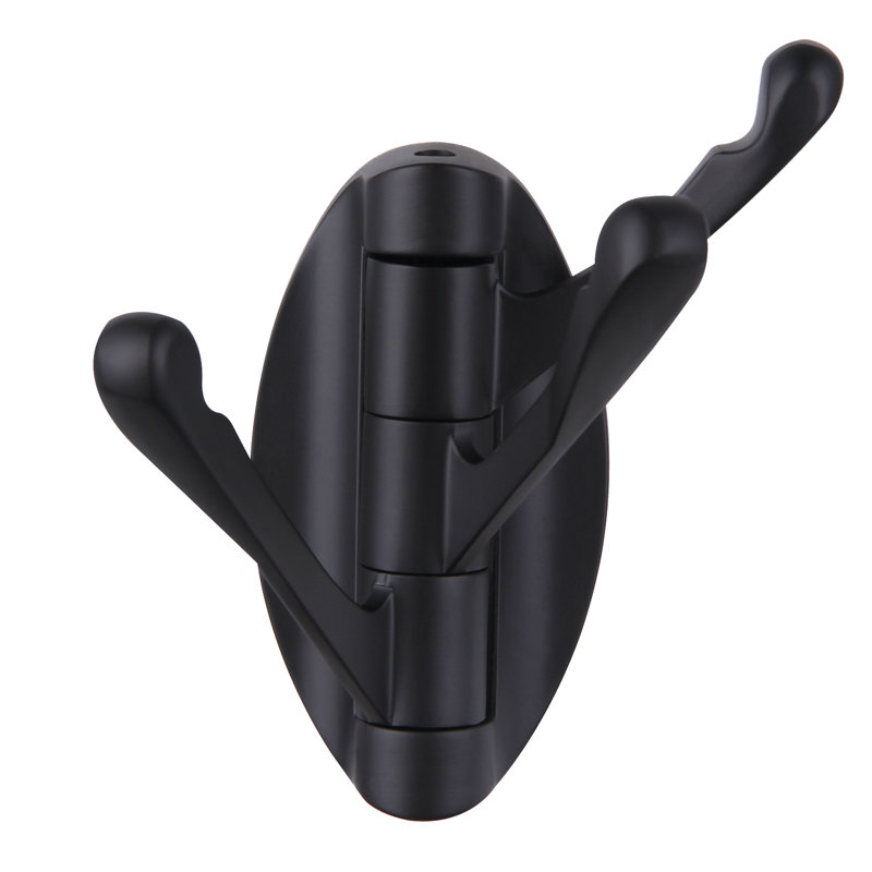 Wall Towel Hook, Matte Black