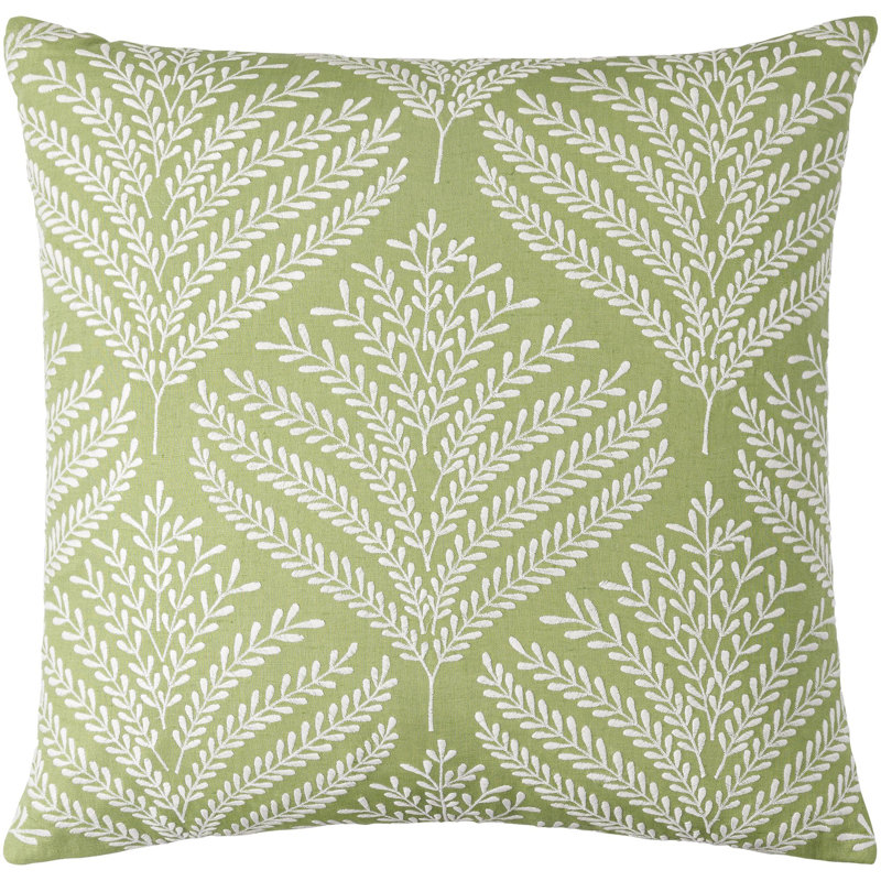 Eliana Accent Pillow, Polyester, Square 18", Green