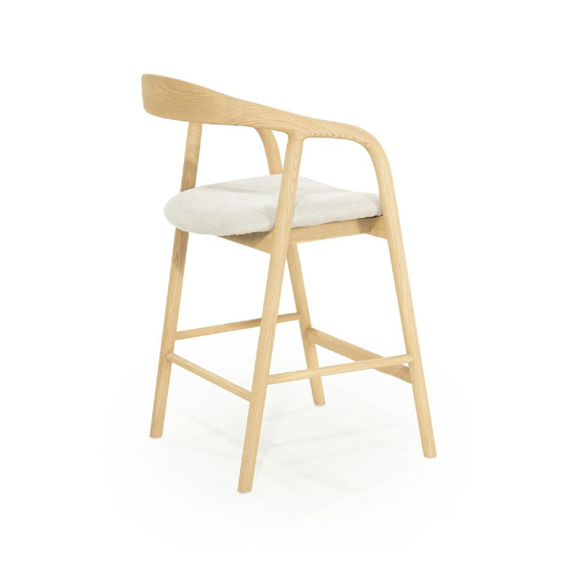 Rayven Barstool High, Natural, Counter Stool (26" Seat Height)