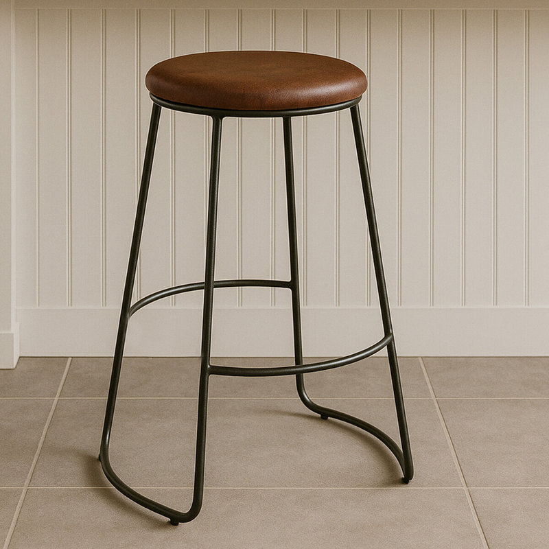 Bilst Upholstered Counter Stool with Metal Frame
