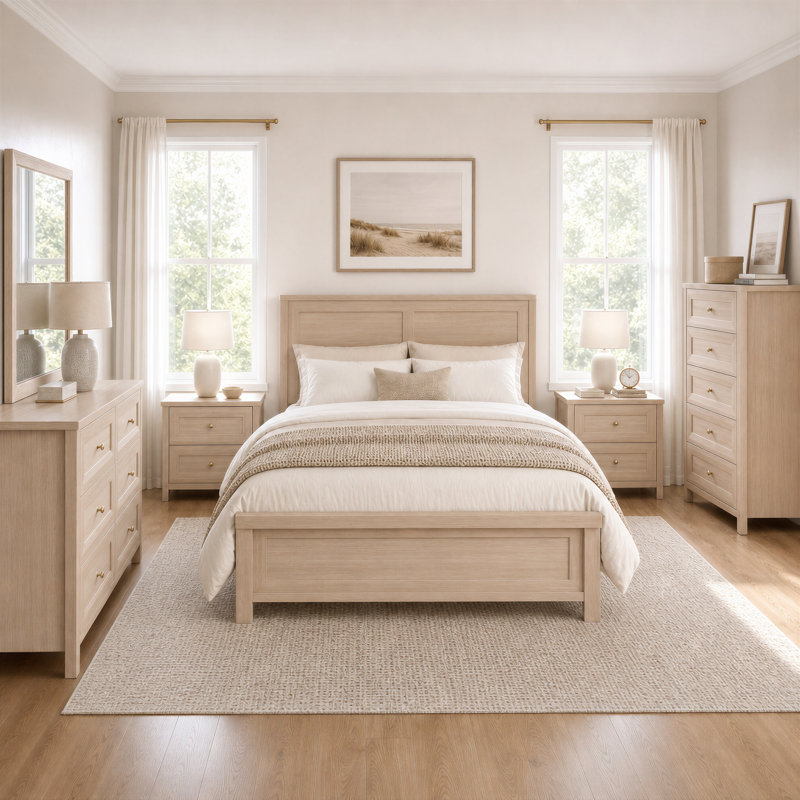  Acero 58cm W Bedside Table, Ivory White