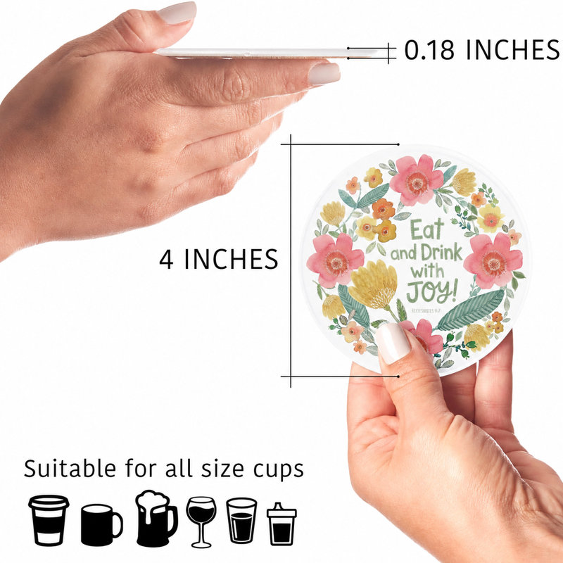 Sous-verre en verre