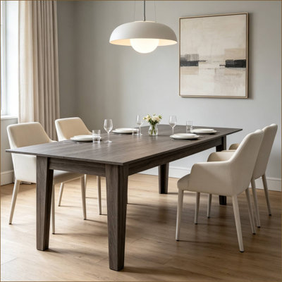 71"-106" Large Extendable Dining Table