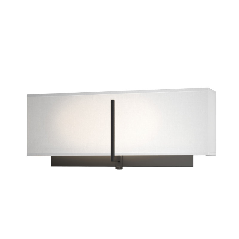 Exos 2 - Light Flush Mounted Sconce, Natural Anna, Black