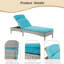 Chaise longue d'extérieur en osier Arshleen-1510558532