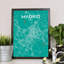 Madrid City Map - No Frame Print-1303135828