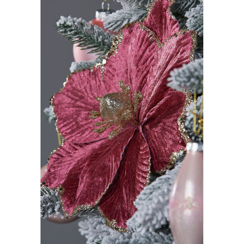 Fabric Poinsettia Arrangement