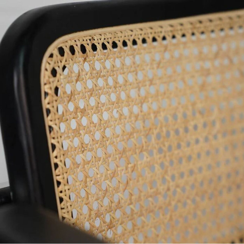 Fauteuil Philip Cane, Noir, noir, noir, noir