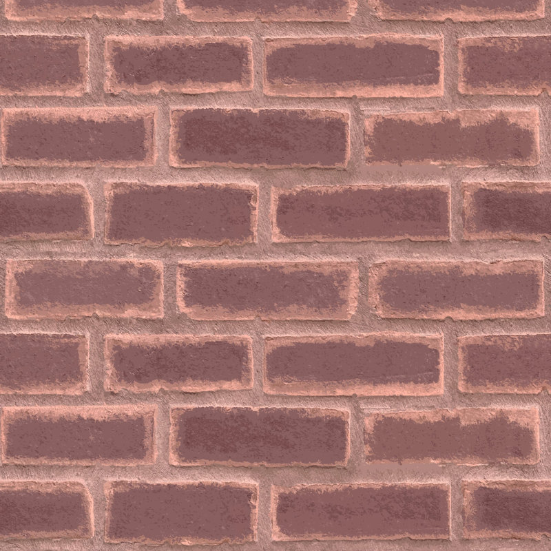Wrigley - Brick Wallpaper, Classic, Faux Grasscloth