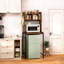 Mini Fridge Stand With Storage, Microwave Stand With Hooks, 4-tier Mini Fridge Cabinet