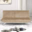 Canapé-lit futon de style contemporain convertible en lit avec pieds de soutien supplémentaires-926419349