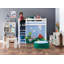 Eco Luxury European Toddler (70 X 160cm) High Sleepers with Built-in Ladder Included