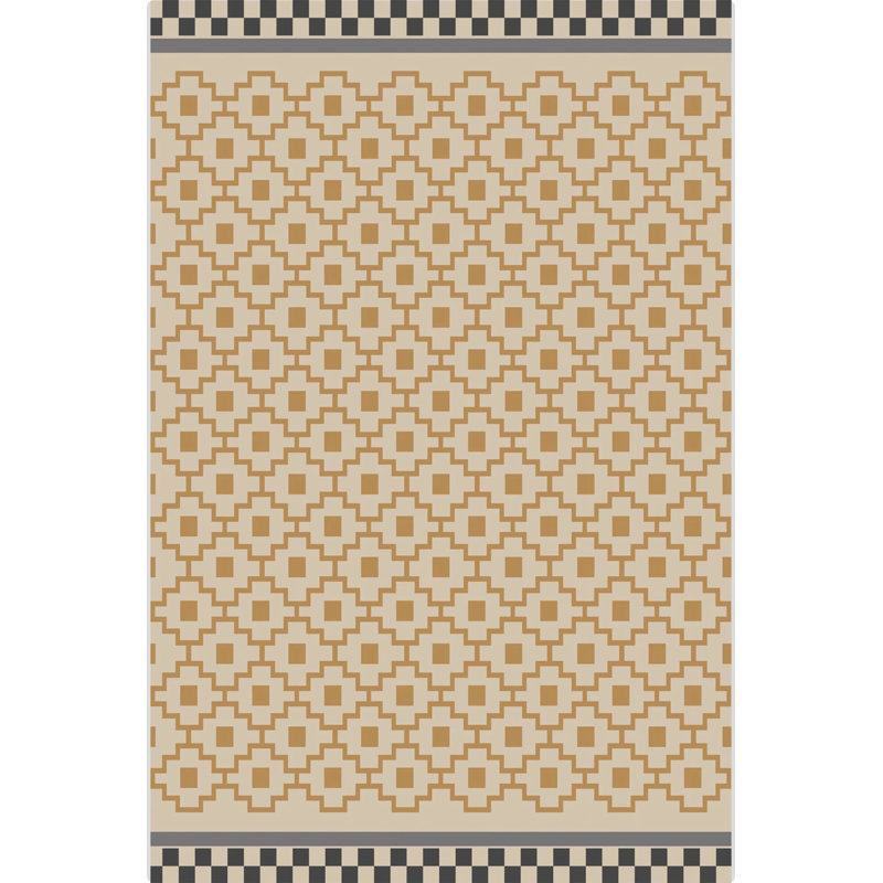 Kondon Performance Washable Geometric Indoor / Outdoor Rug, Rectangle 5'2" x 8'7"