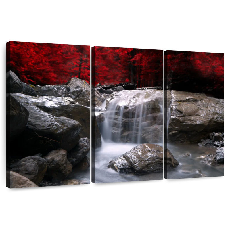 Alvord Red Vision, 20" H x 33" W