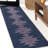 Katriel Minimalist Geometric Machine-Washable Navy/Purple Rug-1284980348