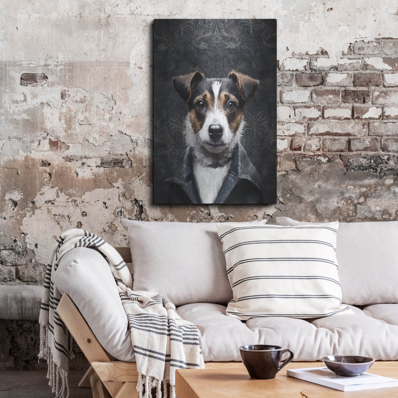 Art mural en métal Trinx «Doggy» par Svetlana Aleynikova, H 36 po x l 24 po