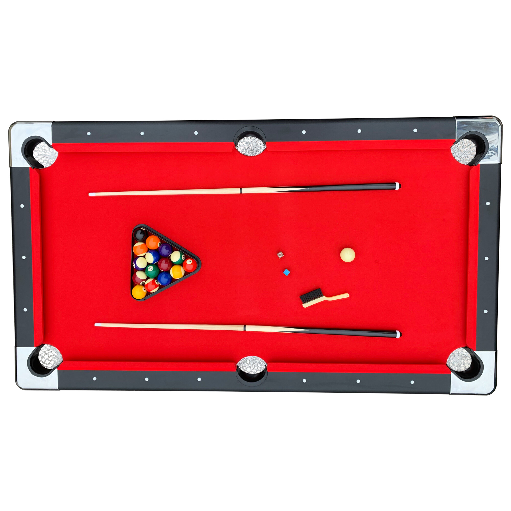 Hathaway Spartan 6 ft. Pool Table - Black