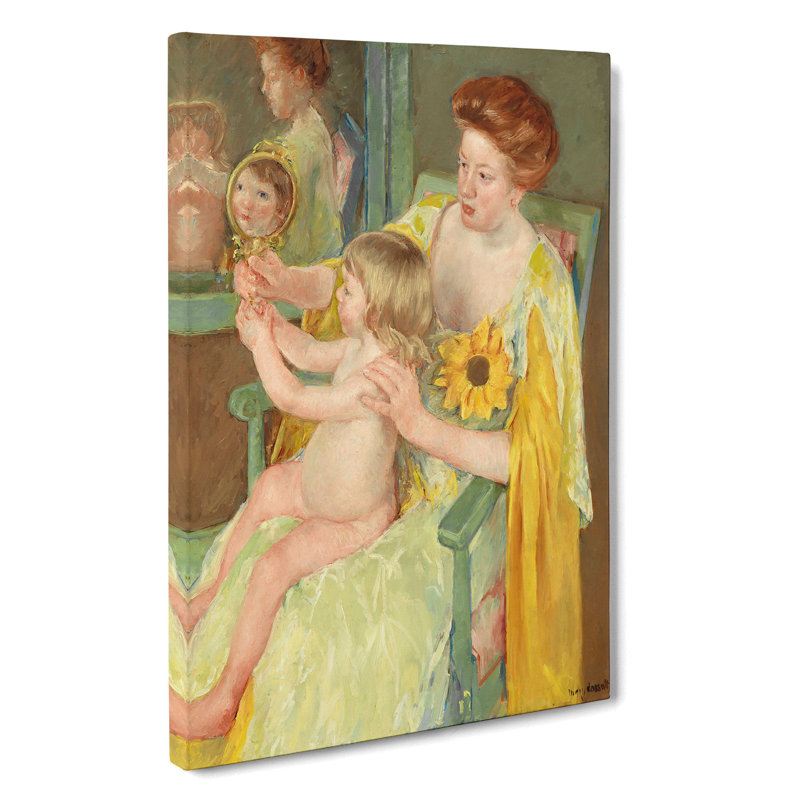 Mother And Child Vol.1 by Mary Cassatt - Wrapped Canvas Painting, 76cm H x 50cm W x 3cm D