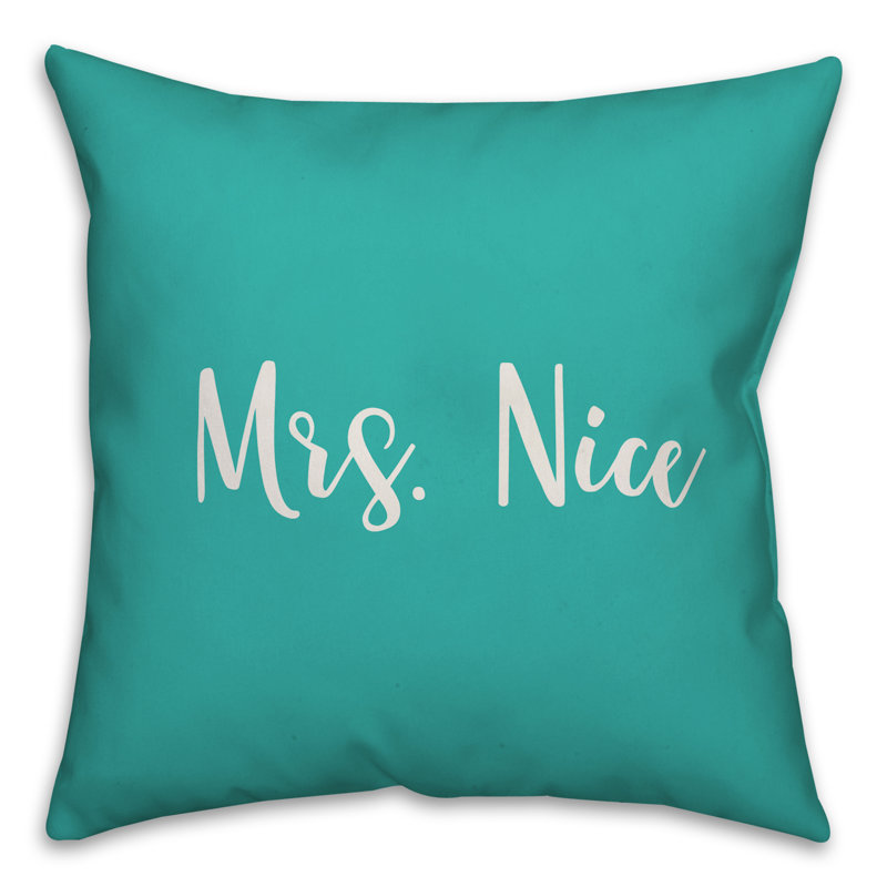  Coussin Mme. Nice, Bleu sarcelle, Coussin décoratif