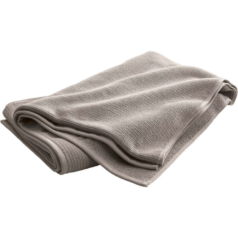 Bath Linens Bath Sheet with Textured Weave, Truffle