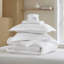de literie en polyester tissé doux, style minimaliste moderne, parfait pour les dortoirs et les chambres d'amis
