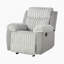 Fauteuil oscillant inclinable manuel transitionnel de style transitionnel gris-976249035
