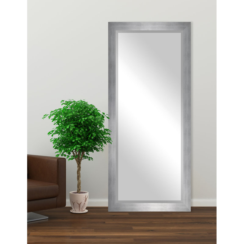 Miroir pleine grandeur Henslee, Argent mat, H 71 po x l 30,5 po