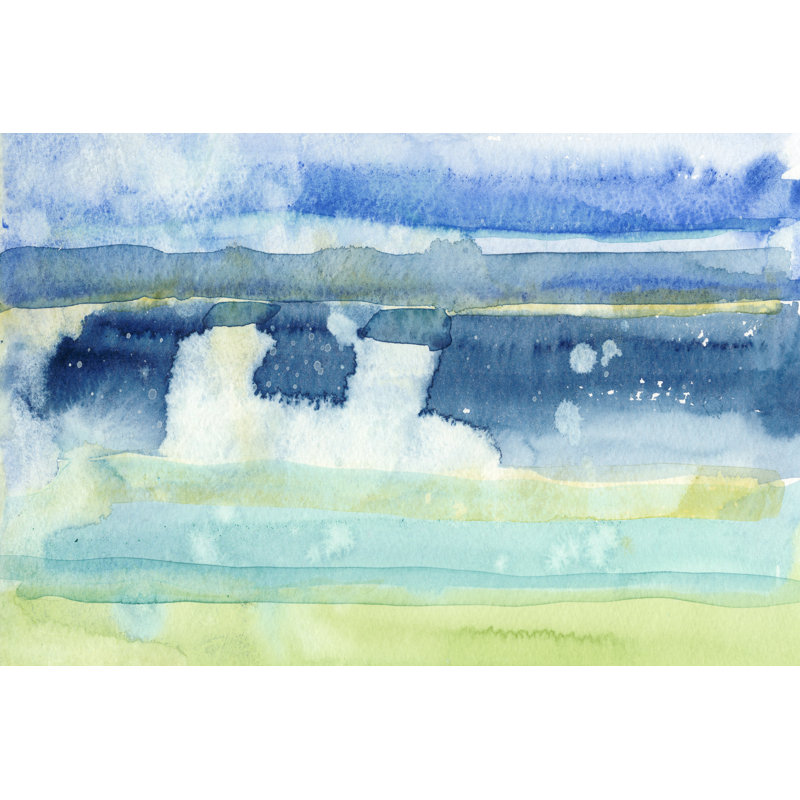 Gulf Shore I by Alicia Ludwig - Painting on Canvas, 61cm H x 91cm W, Wrapped Canvas
