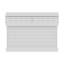 Horizontal Fence Boardwalk White Vinyl Panel Kit-78607348