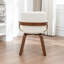 Fauteuil pivotant rembourré en similicuir Dundrod-123200763