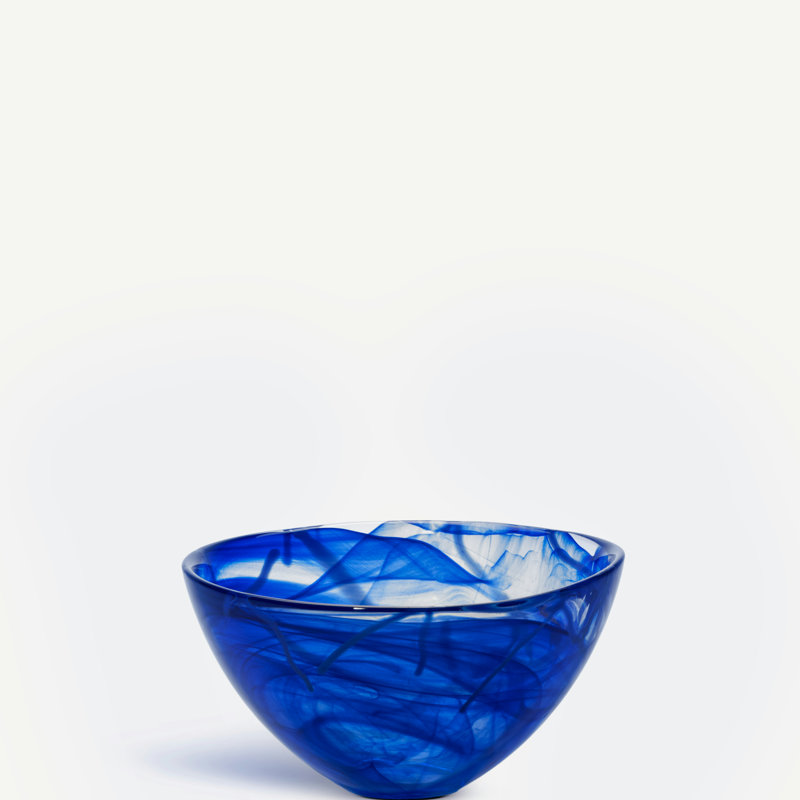Contrast Crystal Glass Fruit Bowl, 9.1
