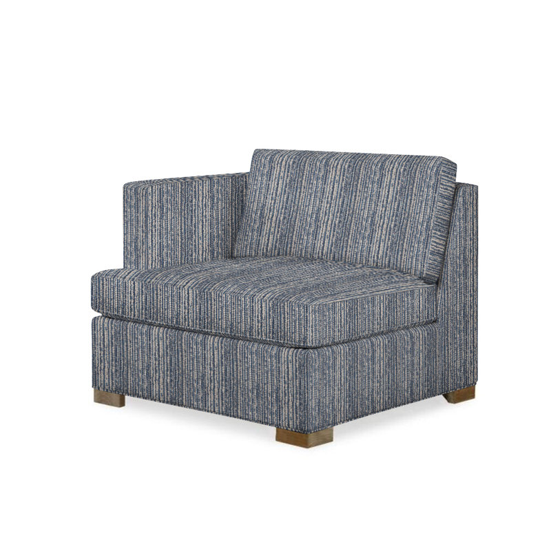 Landon Outdoor Patio Sectional, Navy 71629L58