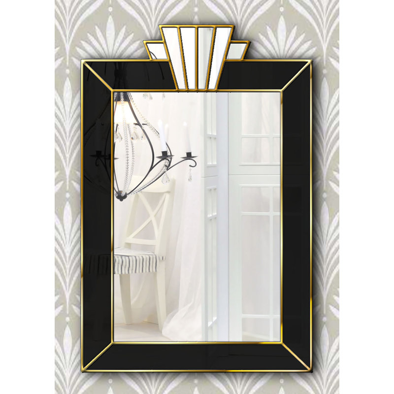 Roxana Flat Wall Mirror, Gold