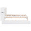 Lit plateforme avec rangement et tablettes coulissantes, gigogne et tiroirs-1453518172