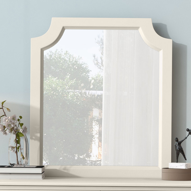 Flat Wall Mirror with Drawers