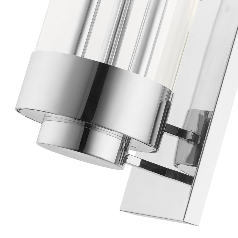 Plafonnier encastré d'extérieur 3 lumières H 20,5 po Binghamton, Chrome poli