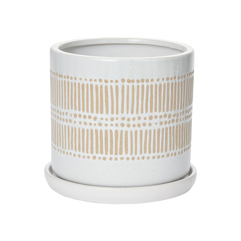 Pot Linden, H 6,5 po x l 6,75 po x P 6,75 po