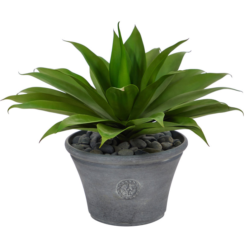 Agave artificiel 22 po en pot