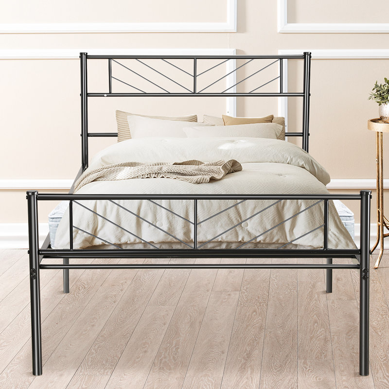 Sibbern Metal Piece Bedroom Set, Double