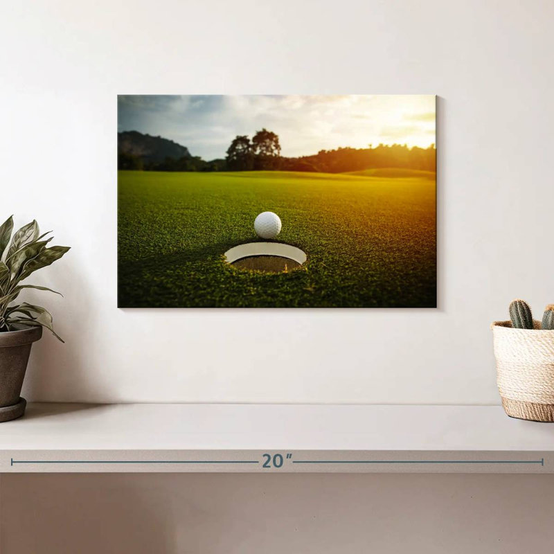 Sireci Sunset Golf Ball, 8" H x 12" W