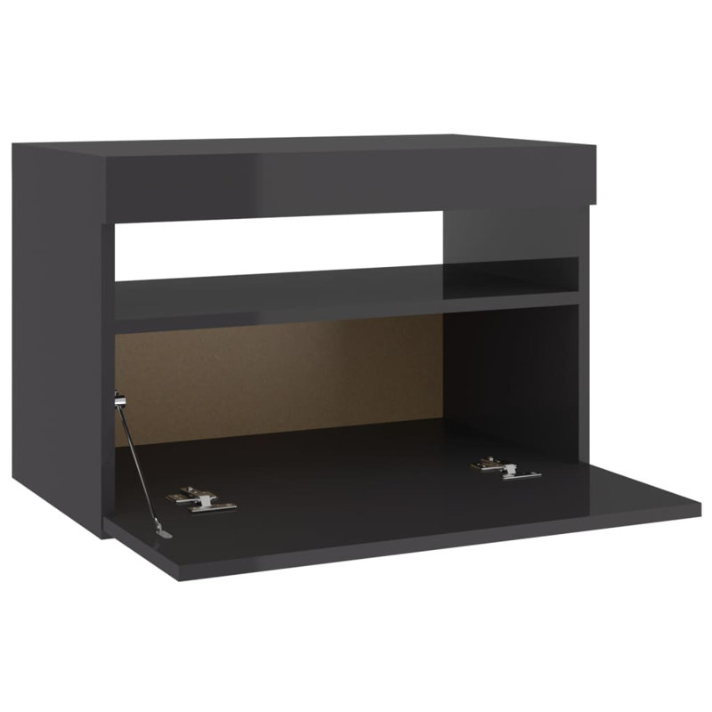 Chole Solid Wood Bedside Table, Individual, Brown
