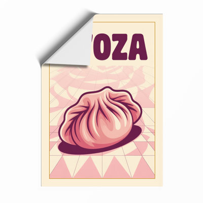 Gyoza Poster Modern - Framed Print