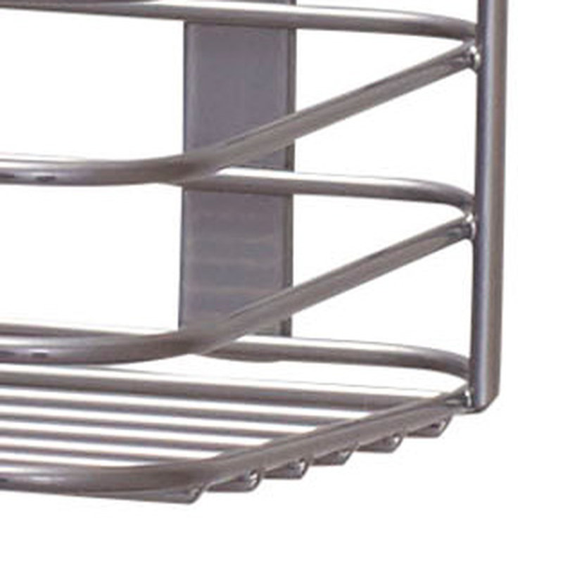 Rangement de porte d'armoire, Chrome